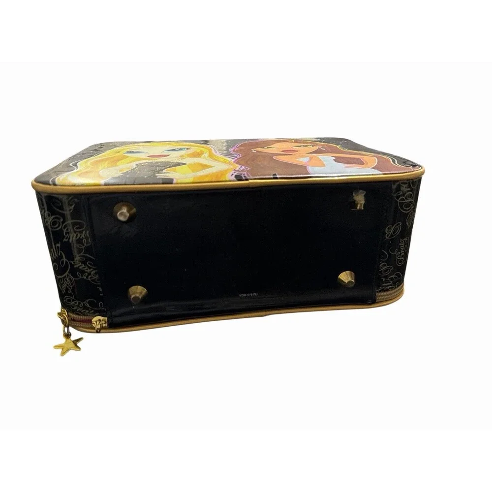 Bratz Vintage Hard Case Carry Train Box‎ Black MGA 2000s Girls Storage Bag